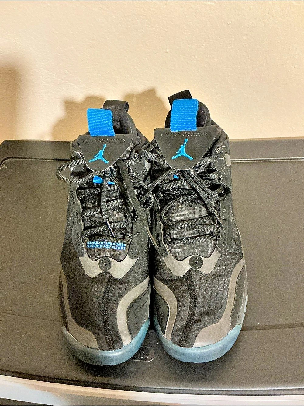 Jordan Zion 2 Basketball Sneakers Black Blue US 8